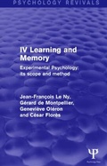 Bild: Experimental Psychology Its Scope and Method: Volume IV (Psychology Revivals) - Psychology Press Ltd