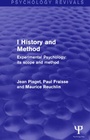 Cover: Experimental Psychology Its Scope and Method: Volume I - Psychology Press Ltd