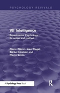 Cover: Experimental Psychology Its Scope and Method: Volume VII - Psychology Press Ltd