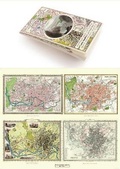 Cover: A Bristol 1851-1903 - Fold up Map that consists of Four Detailed Street Plans, Bristol 1851 by John Tallis, 1866 by A Fullarton, 1893 by William MacKenzie and 1903 by Bartholomew. - Mapseeker Archive Publishing