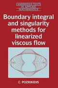 Cover: Boundary Integral and Singularity Methods for Linearized Viscous Flow - Cambridge University Press