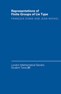 Cover: Representations of Finite Groups of Lie Type - Cambridge University Press