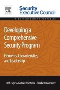 Enlarge image Cover: Developing a Comprehensive Security Program - Elsevier