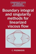 Cover: Boundary Integral and Singularity Methods for Linearized Viscous Flow - Cambridge University Press