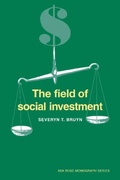 Cover: The Field of Social Investment - Cambridge University Press