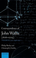 Cover: Correspondence of John Wallis (1616-1703) - Oxford University Press