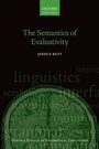 Cover: The Semantics of Evaluativity - Oxford University Press
