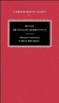 Cover: Dante: De vulgari eloquentia - Cambridge University Press