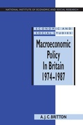 Cover: Macroeconomic Policy in Britain 1974-1987 - Cambridge University Press