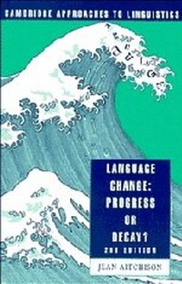 Enlarge image Cover: Language Change - Cambridge University Press