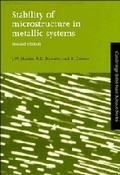 Cover: Stability of Microstructure in Metallic Systems - Cambridge University Press