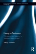 Cover: Poetry as Testimony - Routledge
