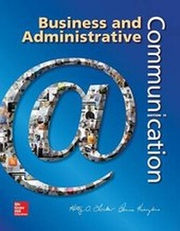 Enlarge image Cover: Business and Administrative Communication with Connect Access Card and Gregg Reference Manual - McGraw-Hill Education