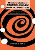Cover: Structural Studies of Protein-Nucleic Acid Interaction - Cambridge University Press