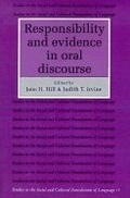 Cover: Responsibility and Evidence in Oral Discourse - Cambridge University Press
