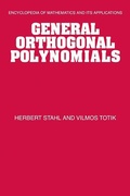 Cover: General Orthogonal Polynomials - Cambridge University Press