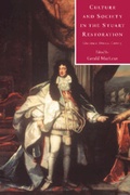 Cover: Culture and Society in the Stuart Restoration - Cambridge University Press