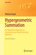 Cover: Hypergeometric Summation - Springer