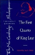 Cover: The First Quarto of King Lear - Cambridge University Press