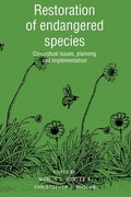 Cover: Restoration of Endangered Species - Cambridge University Press