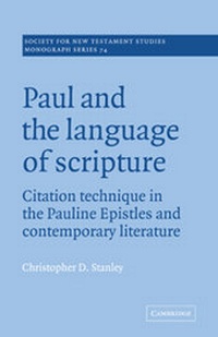 Enlarge image Cover: Paul and the Language of Scripture - Cambridge University Press
