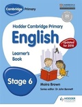 Cover: Hodder Cambridge Primary English: Learner's Book Stage 6 - Hodder Education