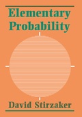 Cover: Elementary Probability - Cambridge University Press