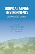 Cover: Tropical Alpine Environments - Cambridge University Press