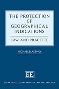 Cover: The Protection of Geographical Indications - Edward Elgar Publishing