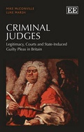 Cover: Criminal Judges - Edward Elgar Publishing