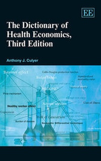 Enlarge image Cover: The Dictionary of Health Economics, Third Edition - Edward Elgar Publishing