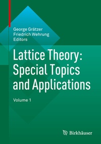 Abbildung von: Lattice Theory: Special Topics and Applications - Birkhäuser