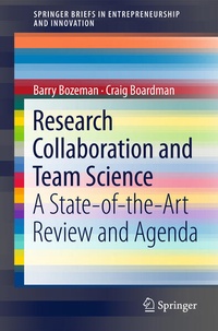 Enlarge image Cover: Research Collaboration and Team Science - Springer