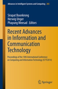 Bild vergrößern Bild: Recent Advances in Information and Communication Technology - Springer
