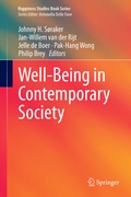Cover: Well-Being in Contemporary Society - Springer