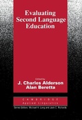 Cover: Evaluating Second Language Education - Cambridge University Press