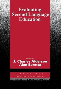 Enlarge image Cover: Evaluating Second Language Education - Cambridge University Press