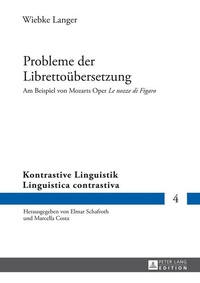 Enlarge image Cover: Probleme der Librettoübersetzung - Peter Lang Verlag
