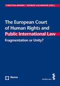 Cover: The European Court of Human Rights and Public International Law - Facultas