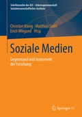 Cover: Soziale Medien - Springer VS