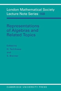 Enlarge image Cover: Representations of Algebras and Related Topics - Cambridge University Press