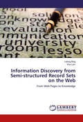 Cover: Information Discovery from Semi-structured Record Sets on the Web - LAP Lambert Academic Publishing