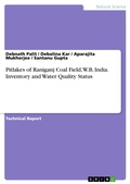 Cover: Pitlakes of Raniganj Coal Field, W.B, India. Inventory and Water Quality Status - GRIN Verlag