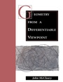 Cover: Geometry from a Differentiable Viewpoint - Cambridge University Press