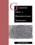 Cover: Geometry from a Differentiable Viewpoint - Cambridge University Press