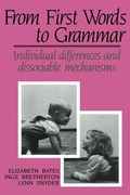 Cover: From First Words to Grammar - Cambridge University Press