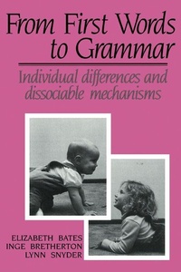 Enlarge image Cover: From First Words to Grammar - Cambridge University Press