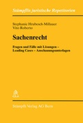 Cover: Sachenrecht - St&auml;mpfli Verlag AG