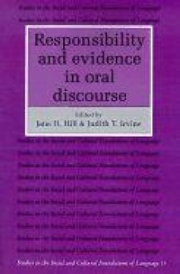 Enlarge image Cover: Responsibility and Evidence in Oral Discourse - Cambridge University Press
