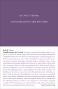 Cover: Grundelemente der Esoterik - Rudolf Steiner Verlag